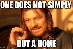 It's not an easy way to buy a home in the current situation.